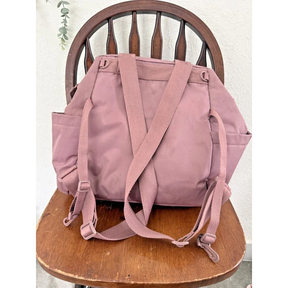 Skip Hop Dusty Rose Diaper Backpack Tote Baby Bag Multi Pocket Organizer